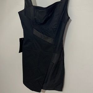 Never Worn! Black and white pinstripe dress!